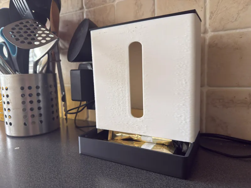 Drink Packet Dispenser - Aldi Coffee Packet-Sized