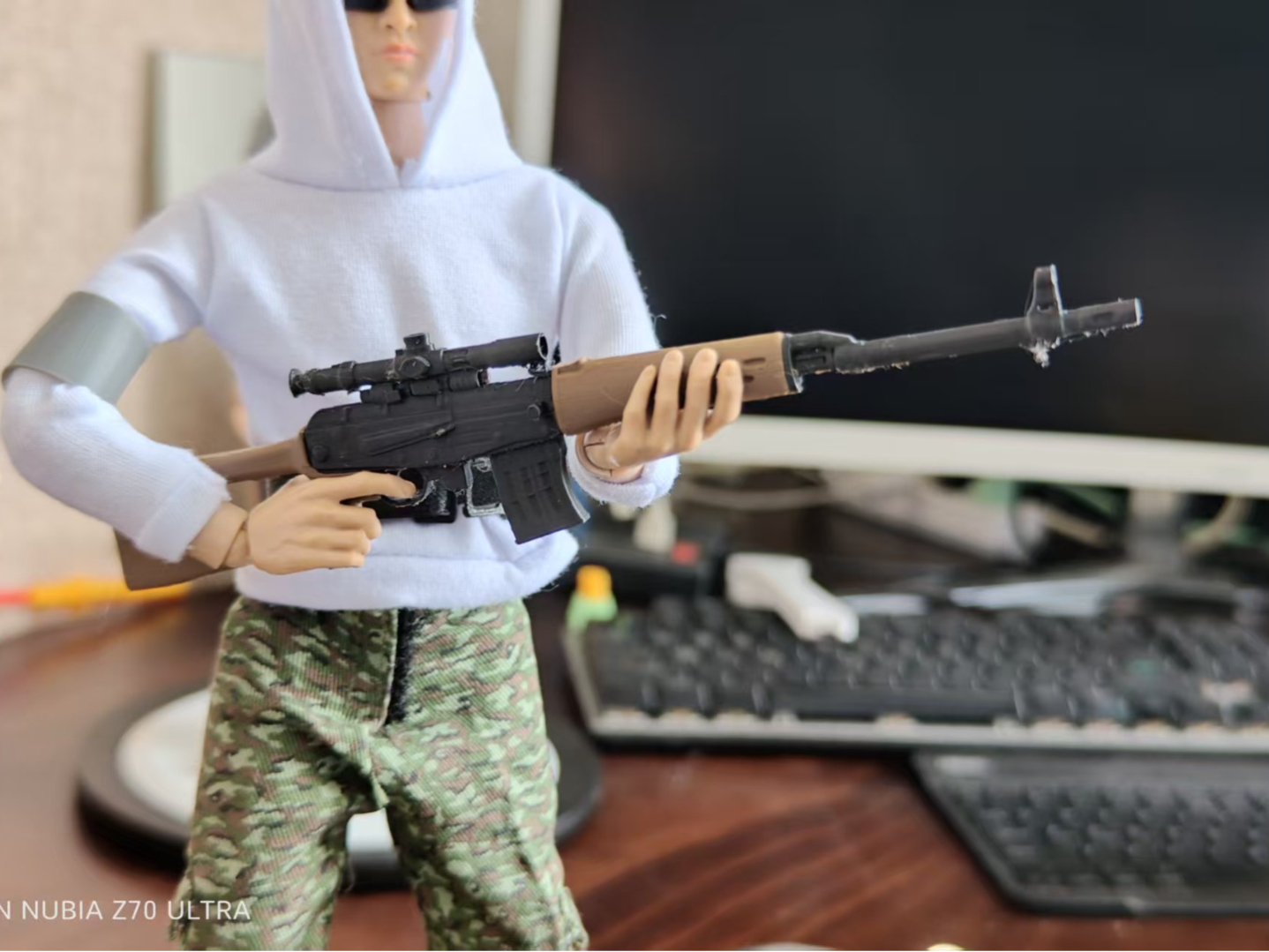 Miniatura 1 do modelo 3D 1:6兵人武器-85式狙击枪