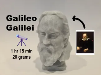 Statue Head: Galileo Galilei