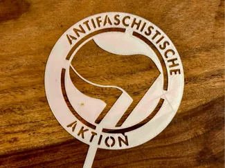 Antifa Aktion Stencil German