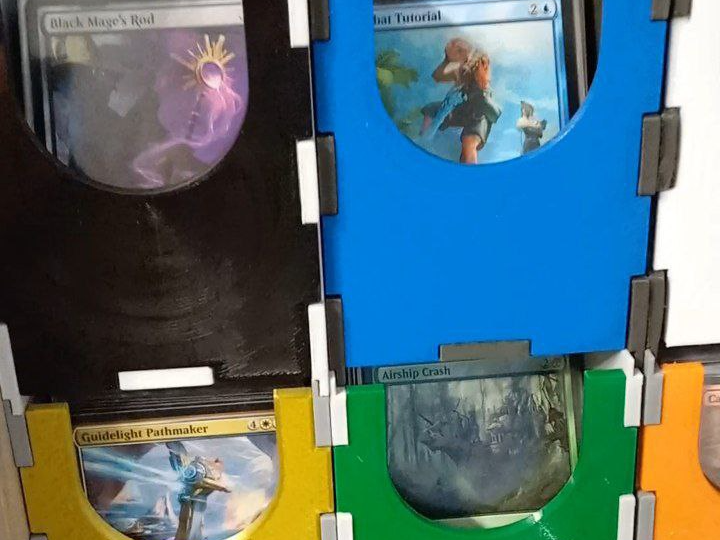 Puzzle-Style Sliding Card Storage