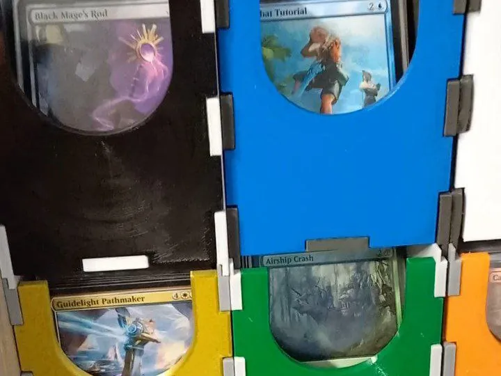 Puzzle-Style Sliding Card Storage