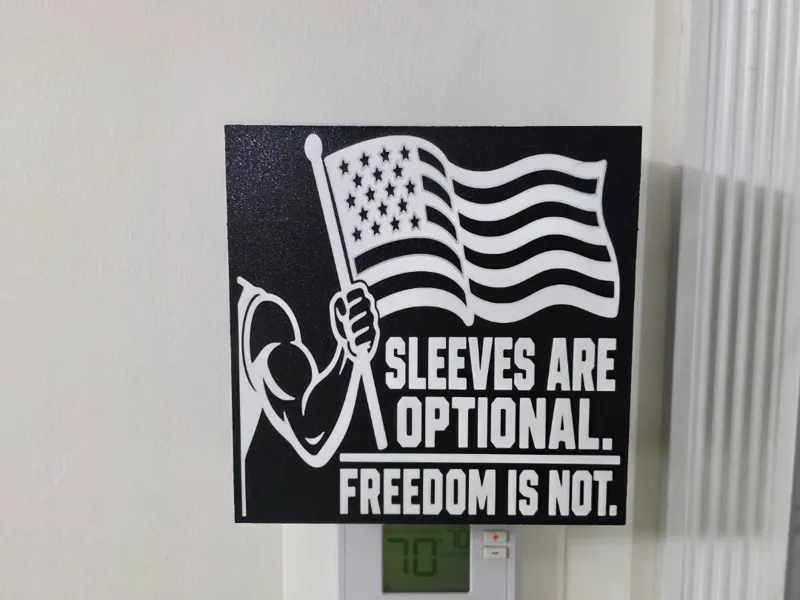 Freedom Is Not Optional Hidden Storage Box