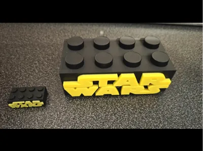 embedded Star Wars logo building block