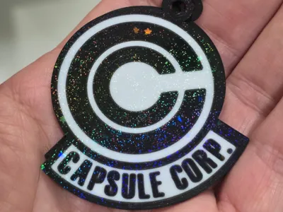 Dragon Ball Daima Capsule corp Keychain key ring