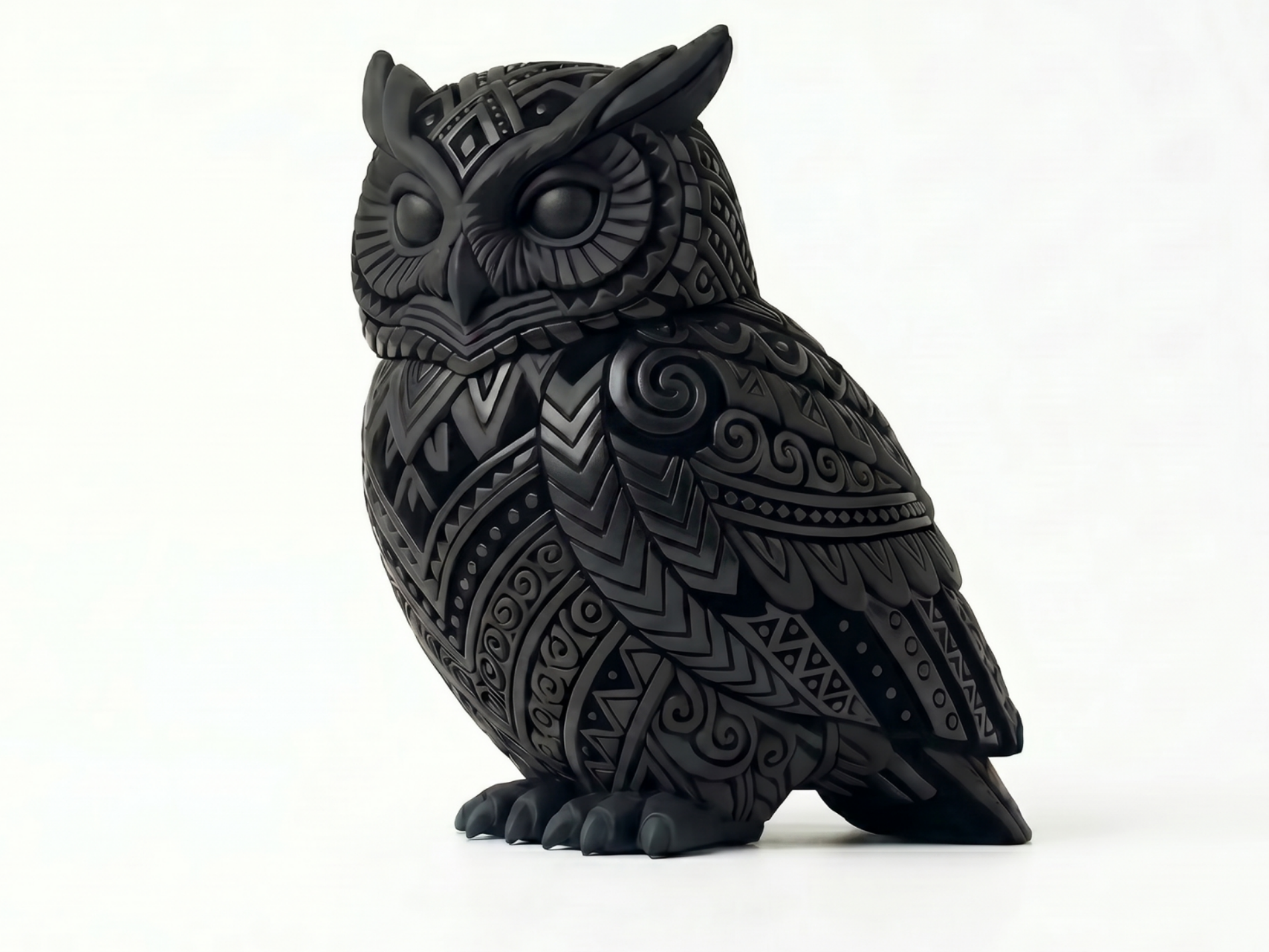 Mystic Carved Owl 
