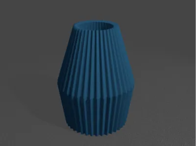 Ripped Angeled Vase