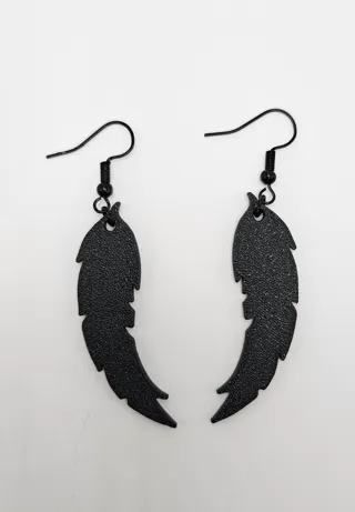 Feather earring