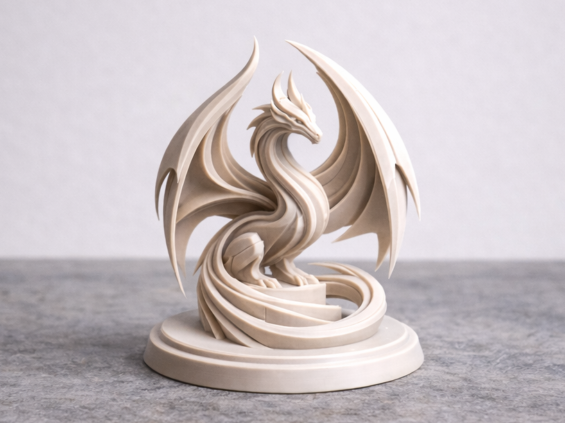 Abstract Minimalist Dragon - 3 Sizes