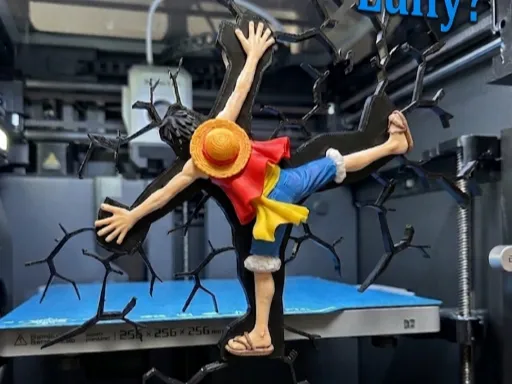 Who crashed Luffy? -Fake impact wall decal- NO AMS