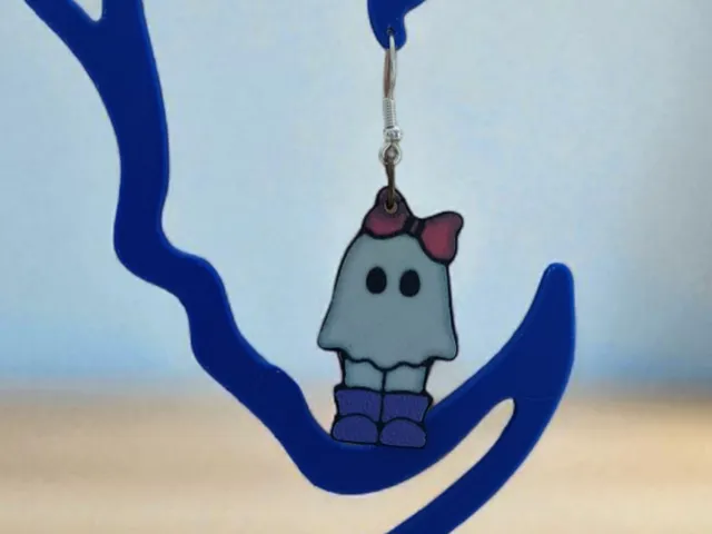 Ghost Girl Multicolor Earrings