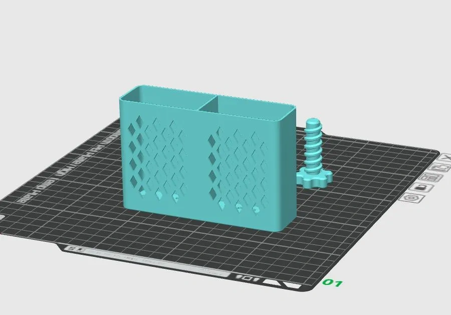 Miniatura 1 do modelo 3D 多用途挂篮置物架