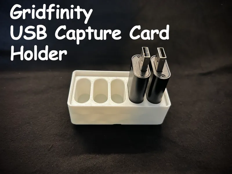 Gridfinity - USB Capture Card Holder