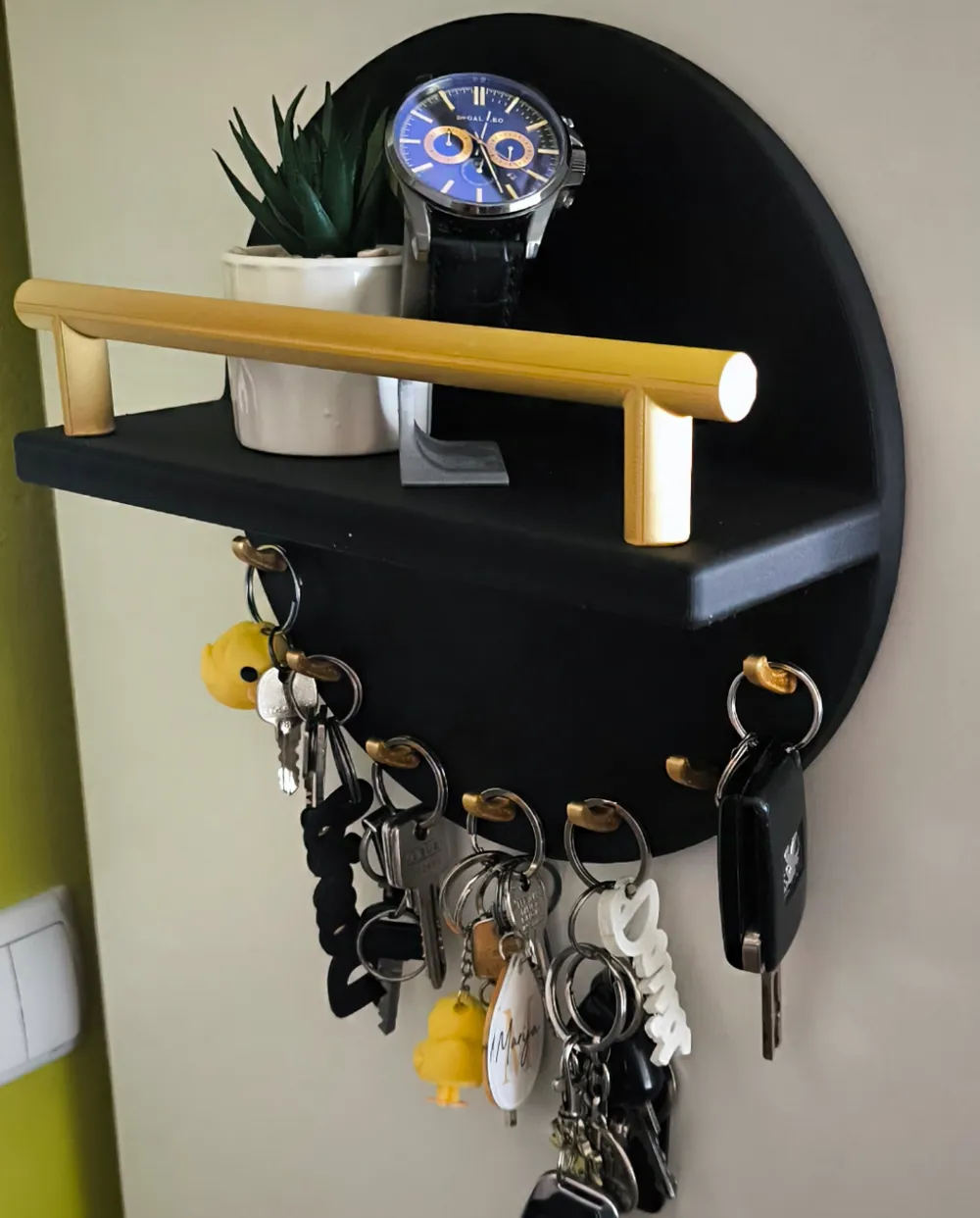 Porta-Chaves e Cabide de Parede