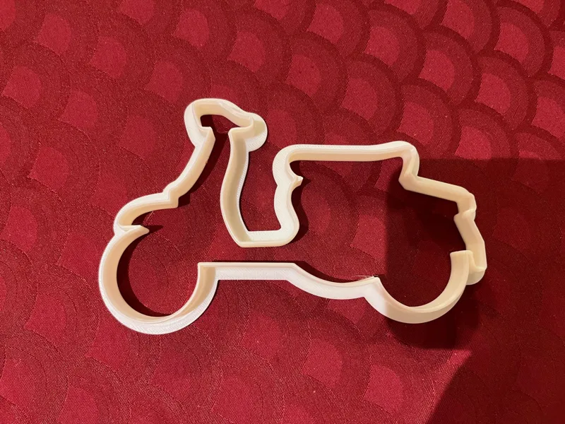 Malkus Lambretta S3 flat bread cookie form (Swedish pepparkaka, gingerbread cookies)