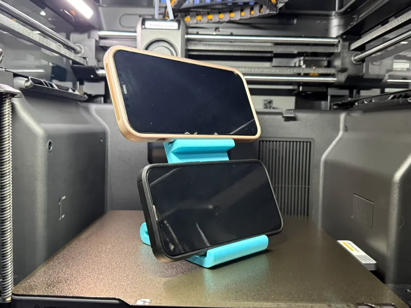 Dual mobile phone holder