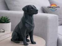 Labrador low poly — photo 4