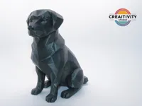 Labrador low poly — photo 2