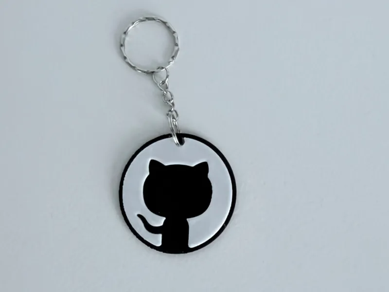 GitHub Logo Keychain – Octocat