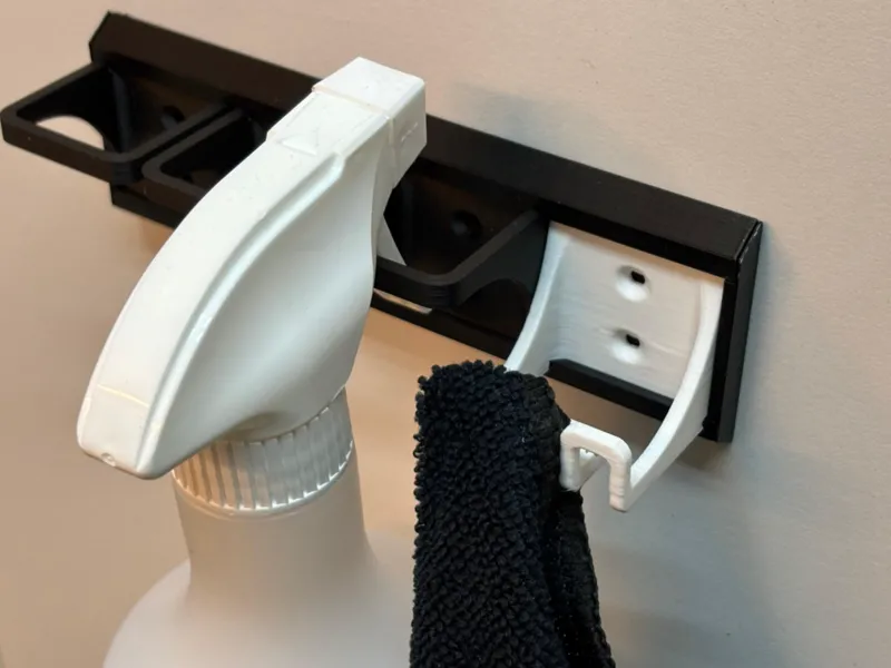 Dual Towel Hook for Modular Spray Rack