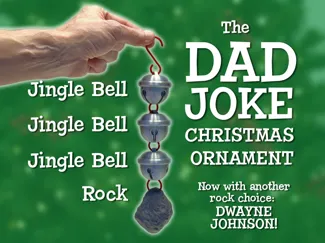 Dad Joke Ornament — Jingle Bell Rock