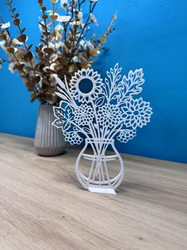 Jarrón decorativo: Fall flower in a vase — vista de referencia 3