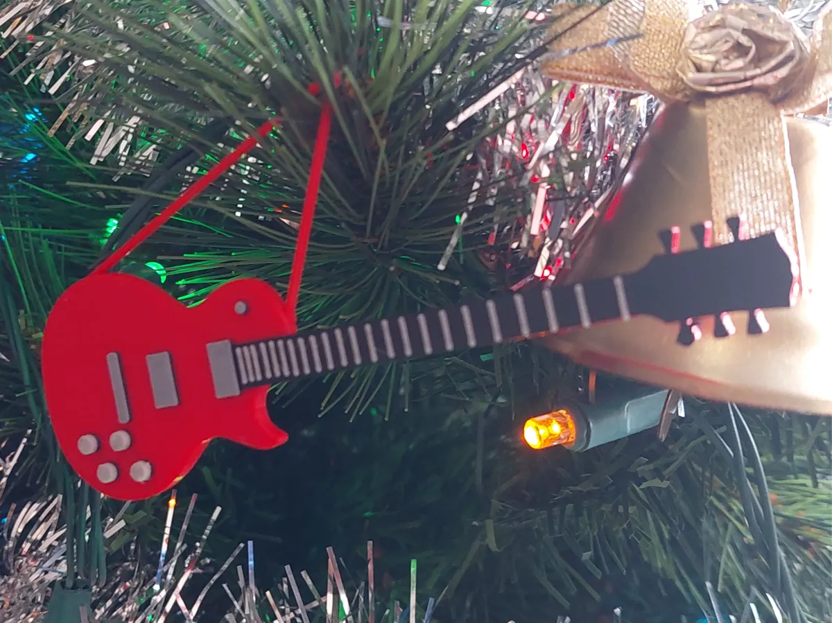 Décoration de sapin guitare Gibson Les Paul