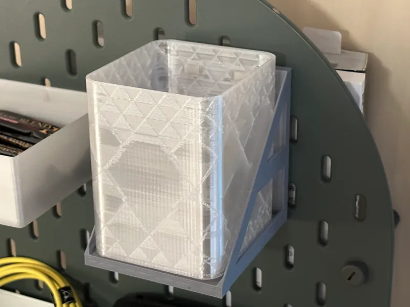 宜家洞洞板磁吸收纳筒|IKEA Skadis Container with Magnet