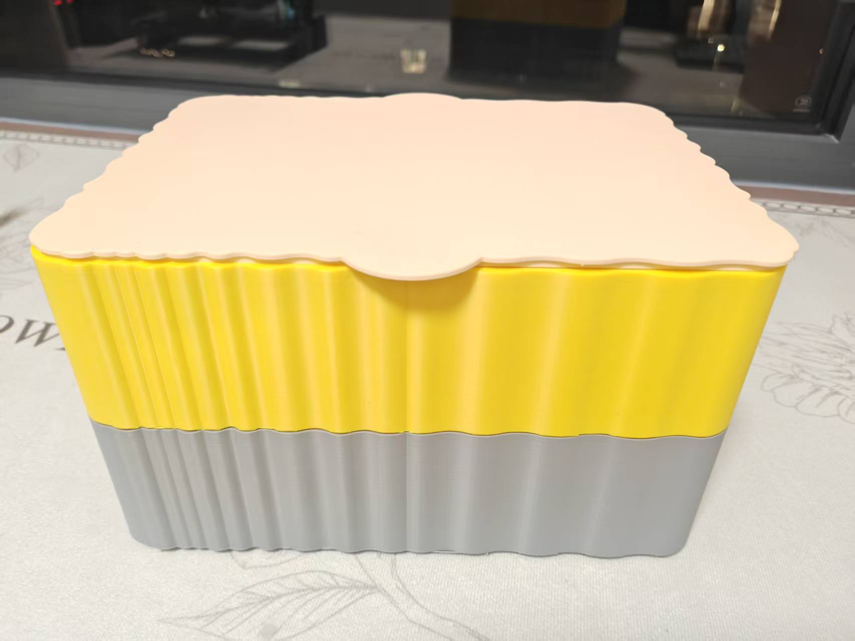 Miniatura 2 do modelo 3D 自由分隔堆叠收纳盒