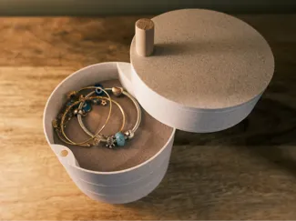 Minimalist Rotating Jewelry Tower (Modular Design)