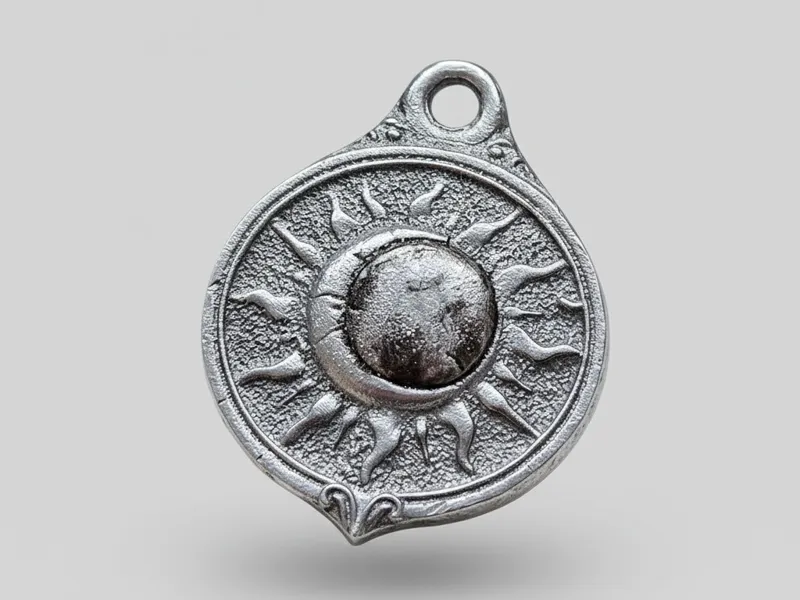 Celestial Eclipse Pendant - Pagan Wiccan Witch 