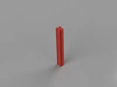 Technic cross-shaped bar building part