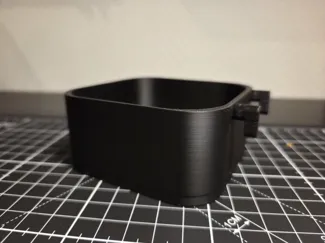 Square bottle holder for IKEA Skadis