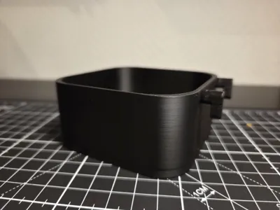 Square bottle holder for IKEA Skadis