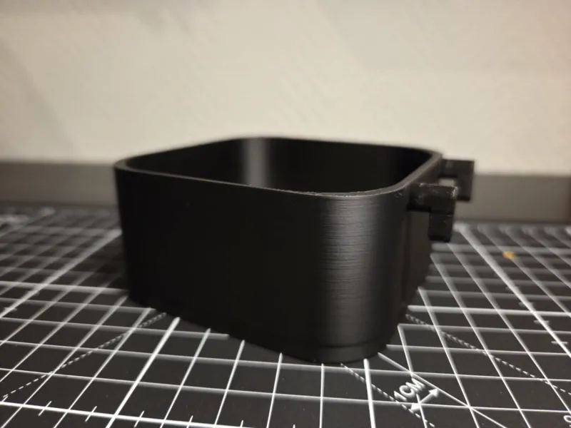 Square bottle holder for IKEA Skadis