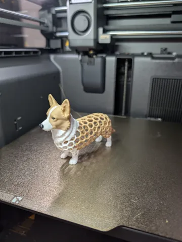 Figura decorativa: Voronoi Dog Welsh Corgi Figure — vista de referencia 5