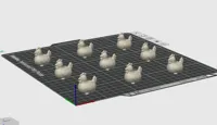 9 piece 3cm single 0.12mm layer, 2 walls, 15% infill