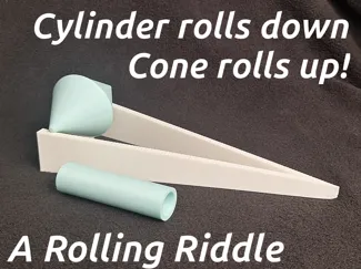The Rolling Riddle: Cone Meets Incline