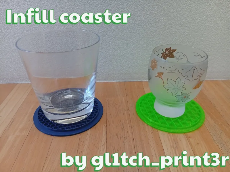 Infill coaster