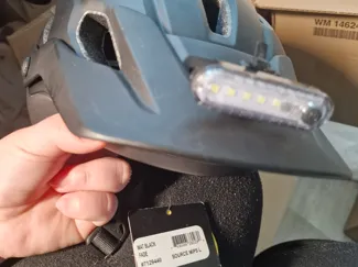 Base for front light for Bike helmet GIRO MIPS