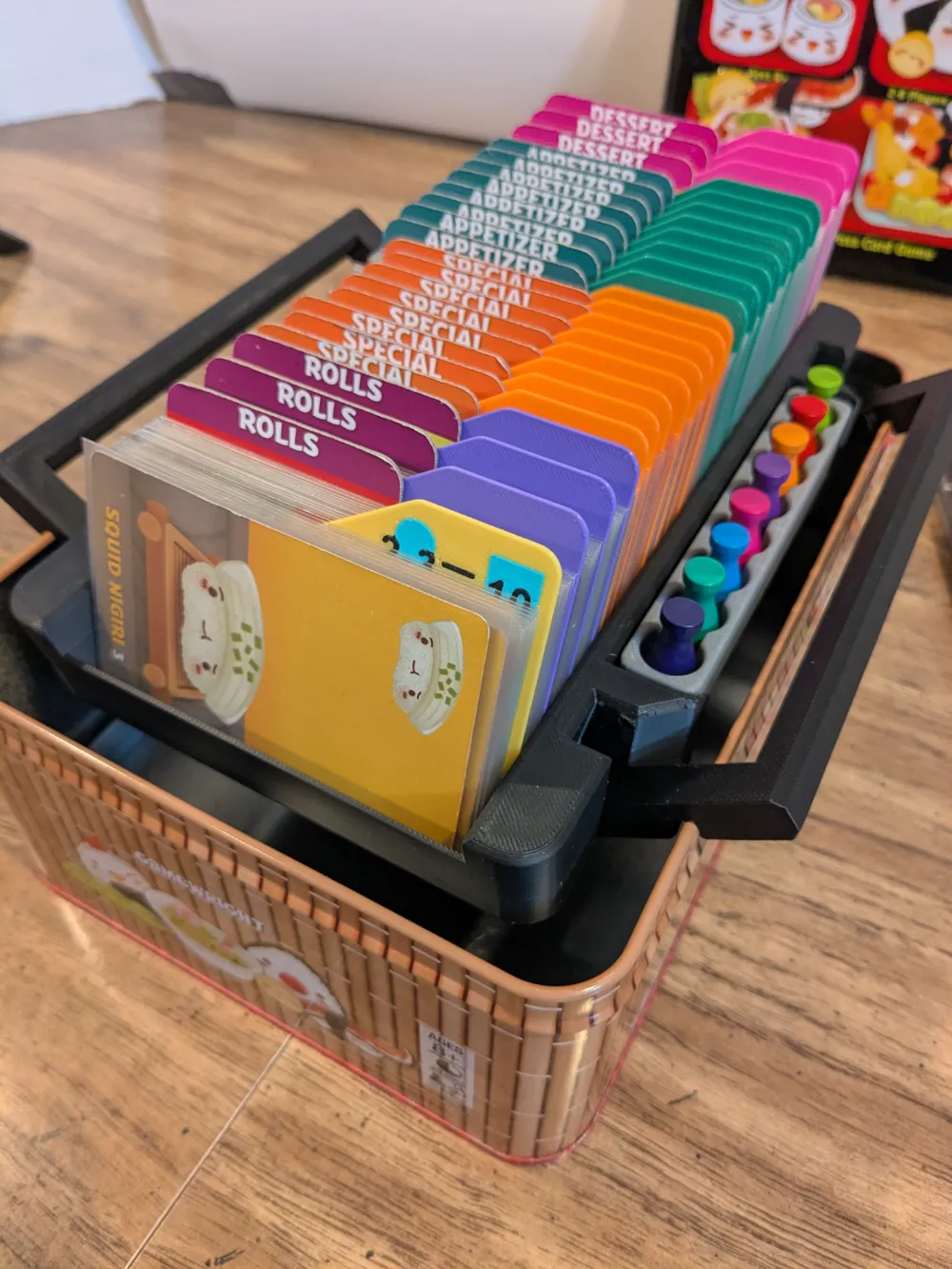 Sushi Go Party Insert - Free 3D Print Model - MakerWorld