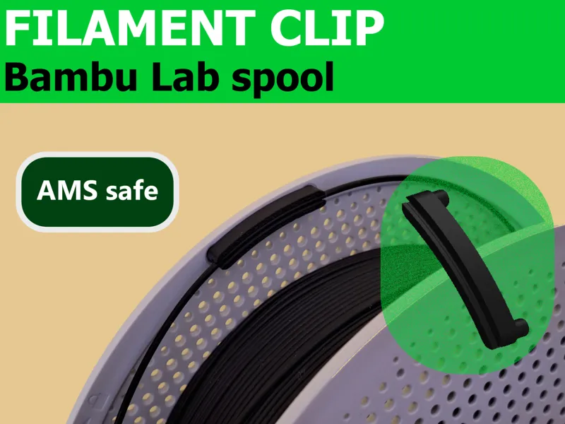BambuLab Filament Clip AMS friendly