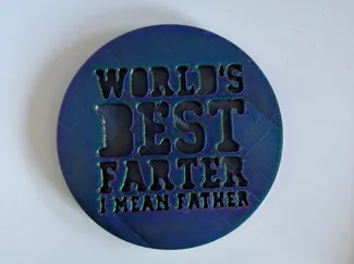 Worlds best farter (glasunderlägg)