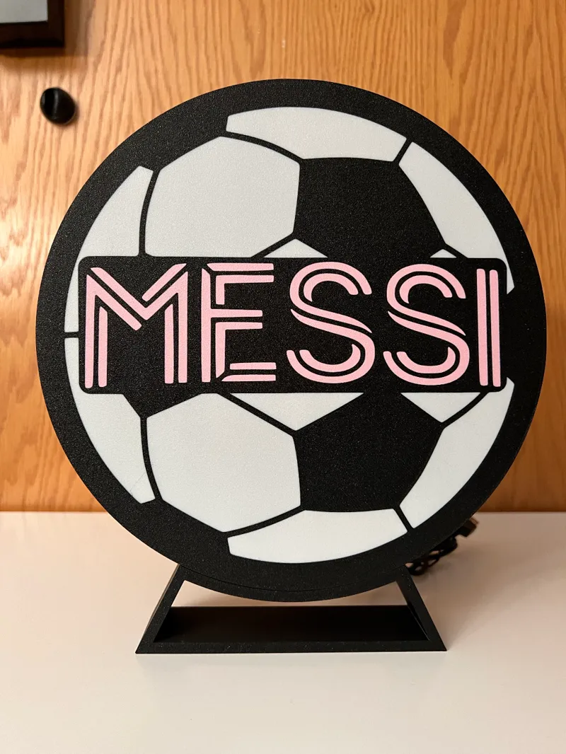 Messi Light Box