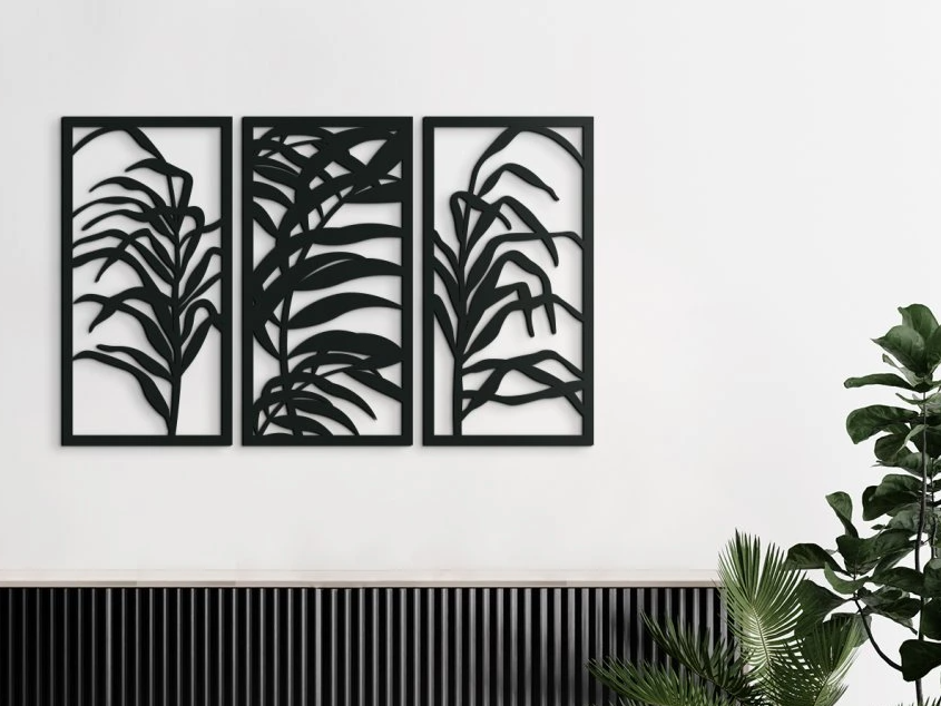 Paradise Palm Multi Panel 3D Wall Art