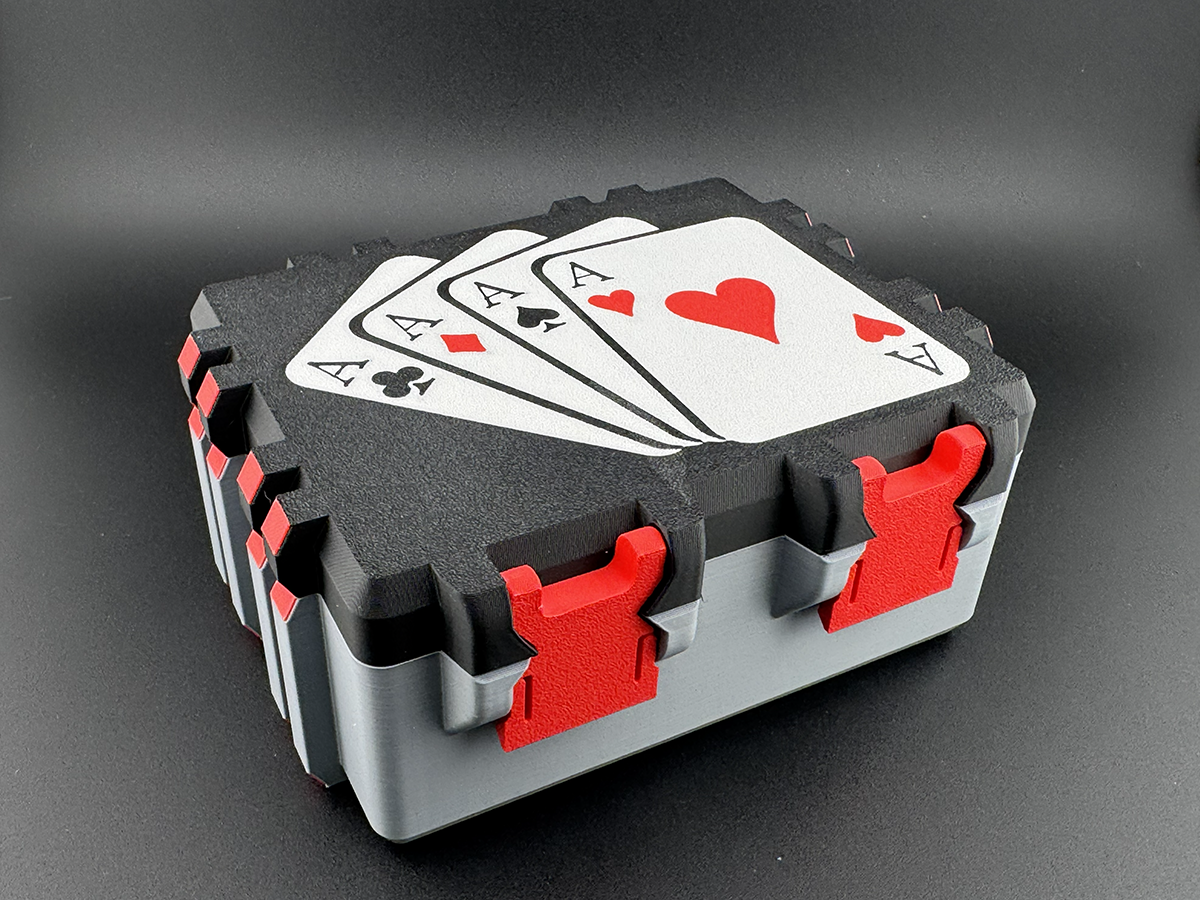 Storage Box for Stackable Playing Card Tray 