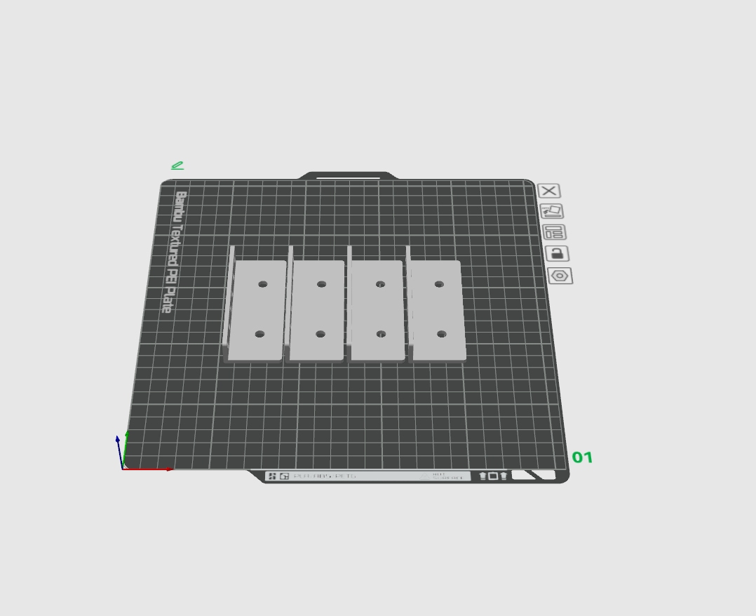 Miniatura 3 do modelo 3D 老张一号 圆孔U板 4U支架
