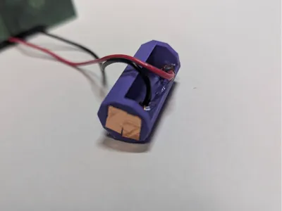 CR123A fake battery(+SCAD)
