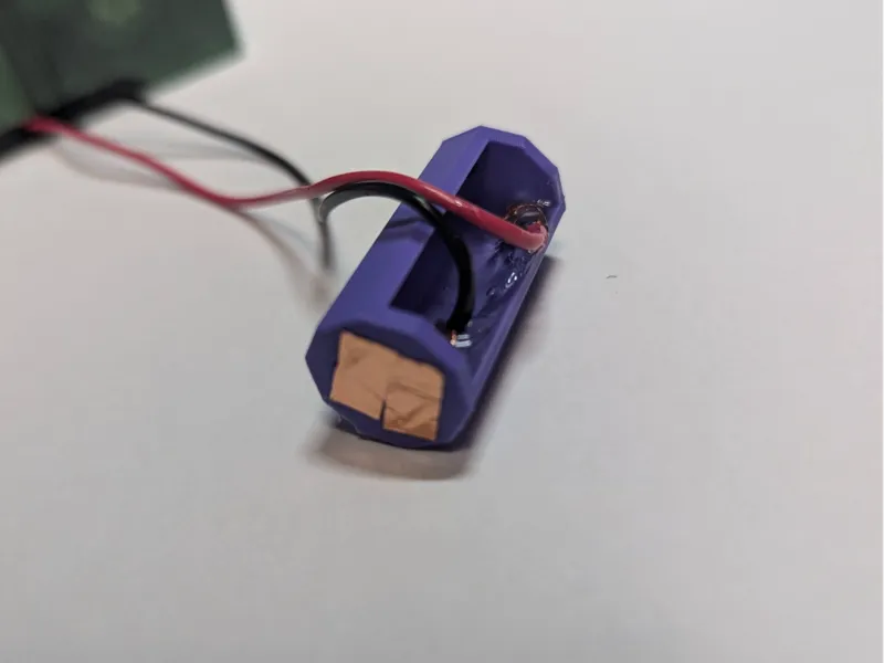 CR123A fake battery(+SCAD)