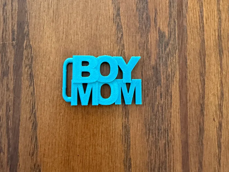 Boy Mom Keychain 